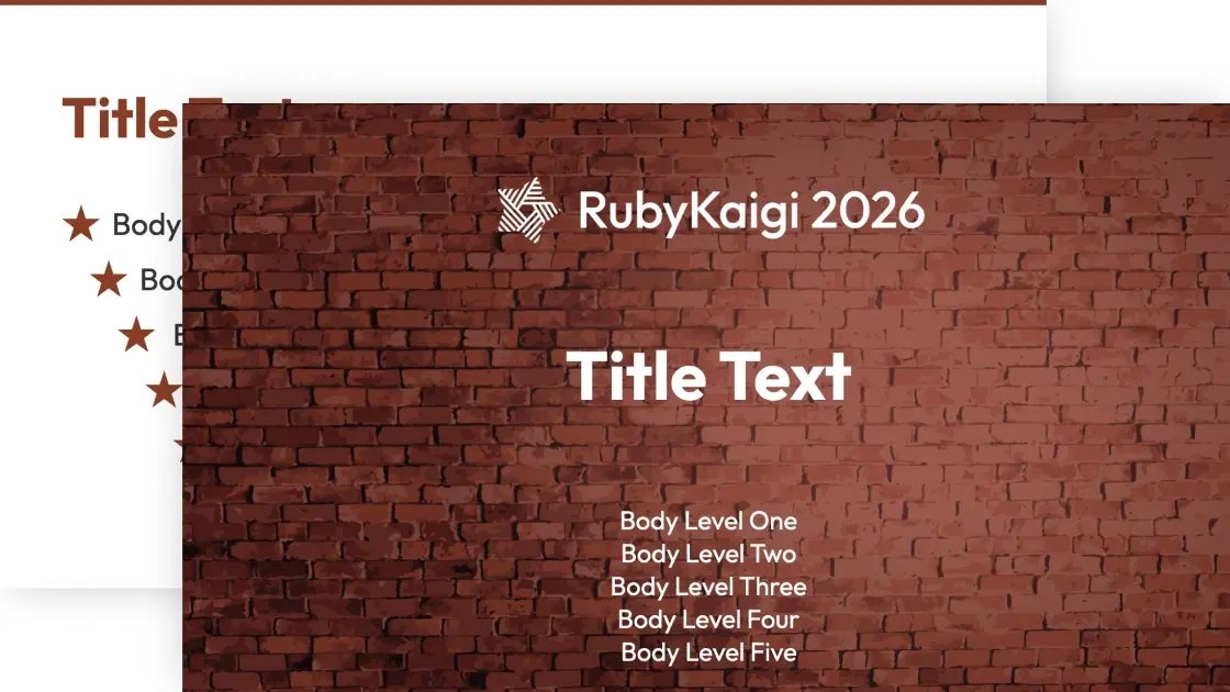 Keynote template cover